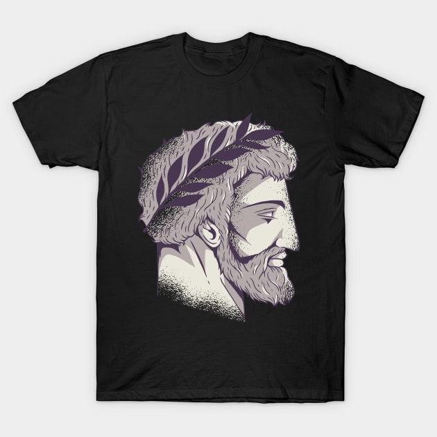 Roman Head T-Shirt by EarlAdrian